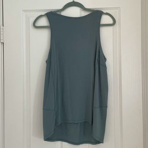 Long Blue Lululemon Tank Top
